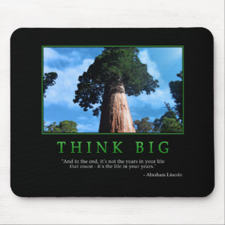 Denken Sie großes Mousepad