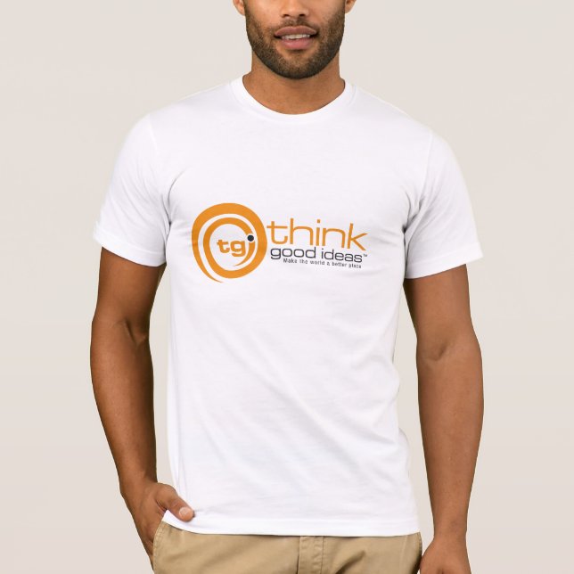 denken Sie gute Ideen T-Shirt (Vorderseite)
