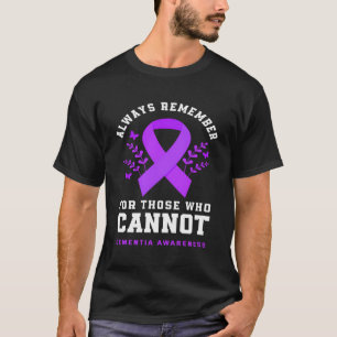 Denken Sie immer daran, dass sich nicht Lila Demen T-Shirt