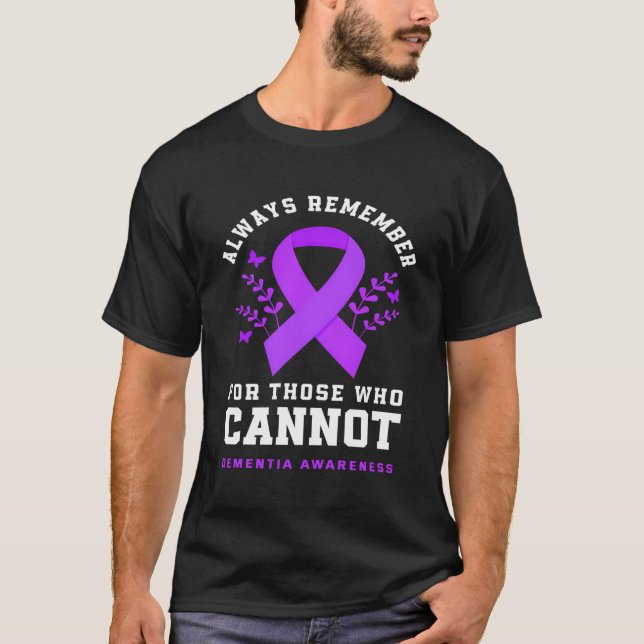 Denken Sie immer daran, dass sich nicht Lila Demen T-Shirt (Vorderseite)
