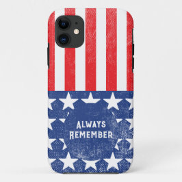 Denken Sie immer daran, Veteran Red White Blue Case-Mate iPhone Hülle