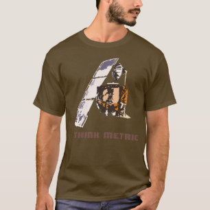 Denken Sie metrische Mars Klimabilder T-Shirt