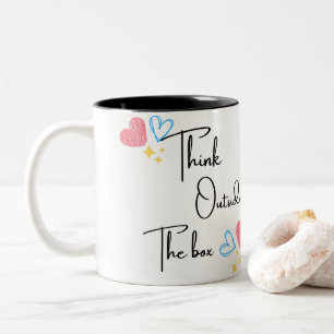 Denken Sie nach außen - Kreative Inspiration Tasse