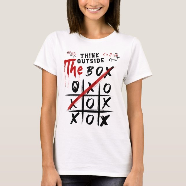 Denken Sie nach außen T-Shirt (Vorderseite)