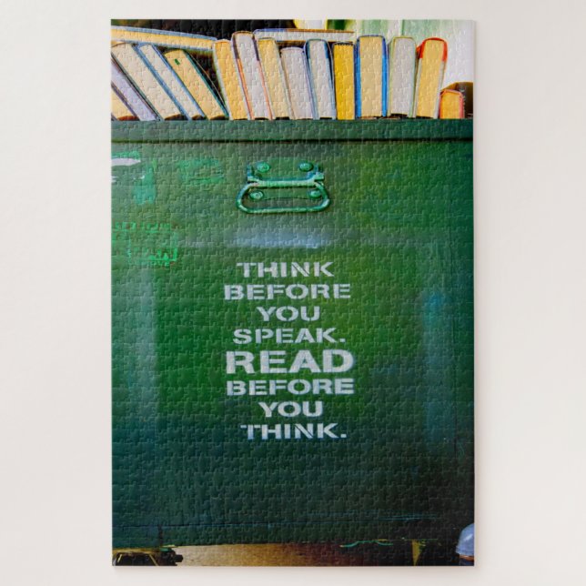 Denken Sie nach, bevor Sie weise Worte sagen (Vertikal)