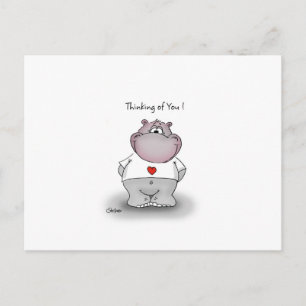 Denken Sie Postkarte