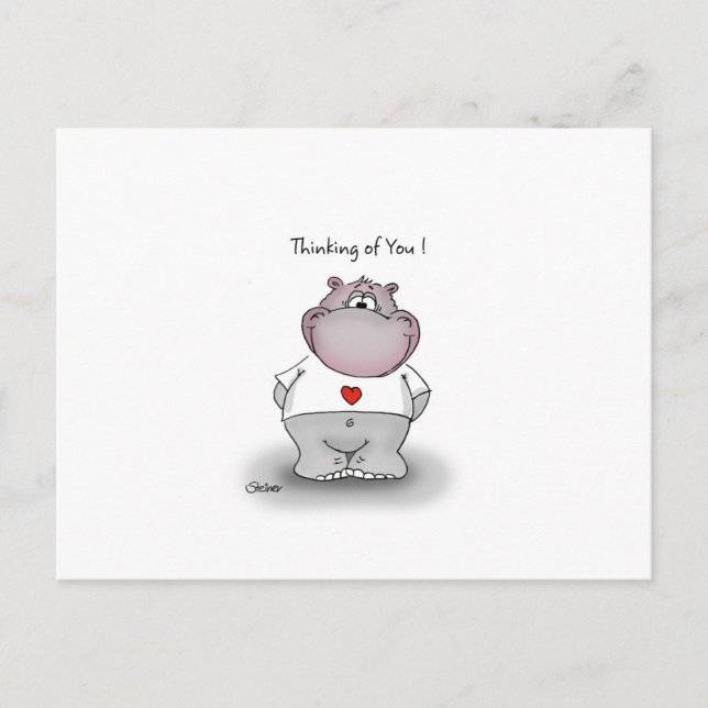 Denken Sie Postkarte (Vorderseite)