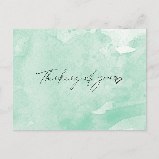 Denken Sie Postkarte (Vorderseite)