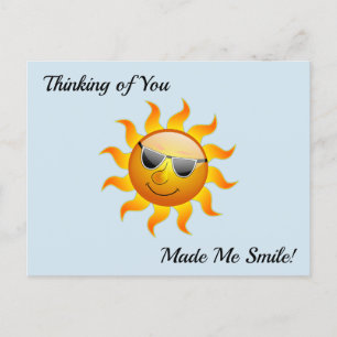 Denken Sie Postkarte