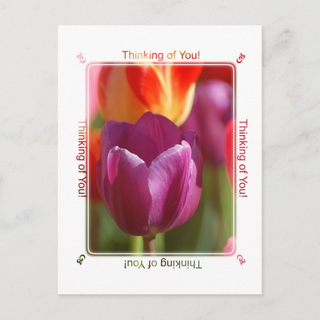 Denken Sie Postkarte (Vorderseite)