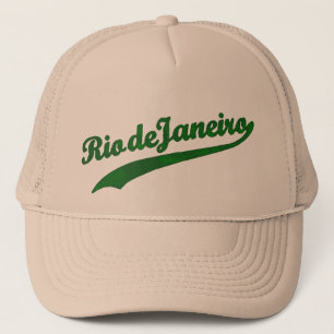 Denken Sie Rio de Janeiro Truckerkappe
