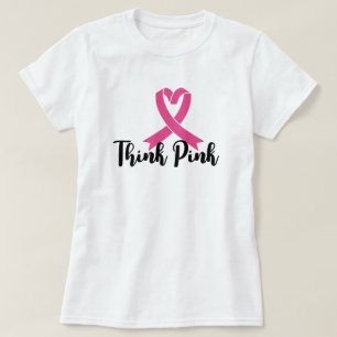 Denken Sie rosa - Hoffnung tragen, Kraft verbreite T-Shirt