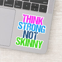Denken Sie stark, nicht hässlich inspirierende Fit