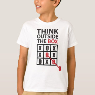 Denken Sie über den Kasten nach T-Shirt