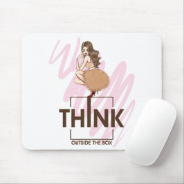 Denken Sie über die Büchse hinaus Mousepad