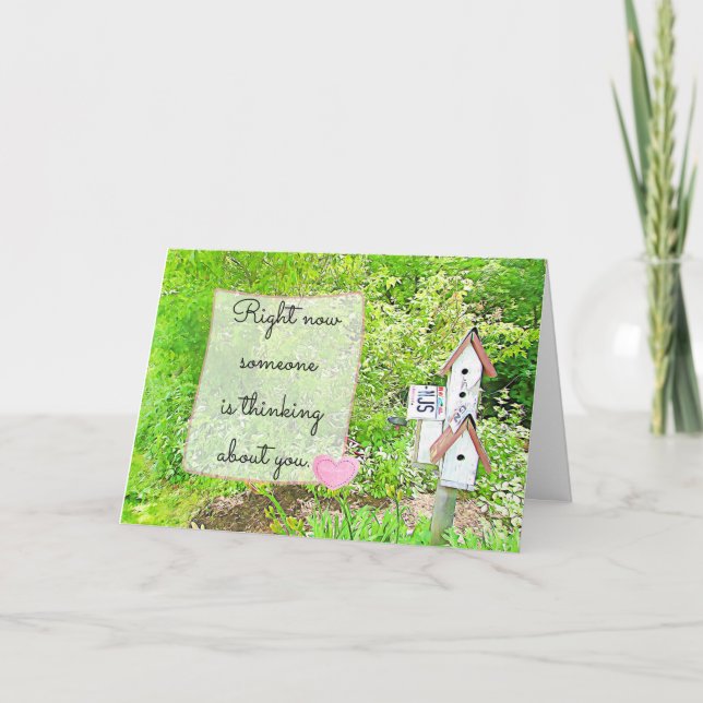 Denken Sie über Sie nach, Miss-Sie-Karte Karte (Vorderseite)