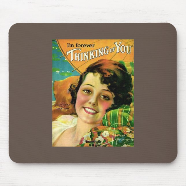 Denken Sie Vintag an Sie - Rolf Armstrong Mousepad (Vorne)