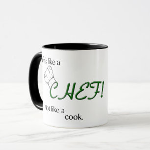 "Denken Sie wie ein Koch!" Tasse