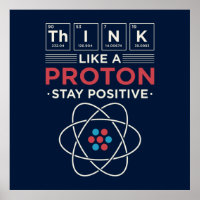 Denken Sie wie ein Proton Chemie Nerd Dorm Room