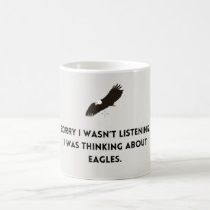 Denken über Adler Kaffeetasse