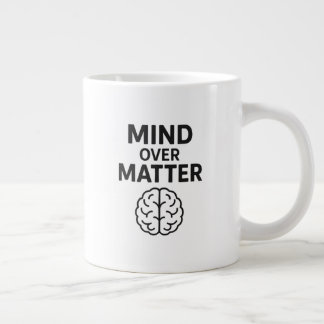 Denken über Materie - T - Shirt à Texte Noir et De Jumbo-Tasse