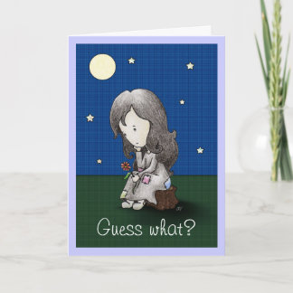 "Denkend an Sie" kardieren Sie Karte