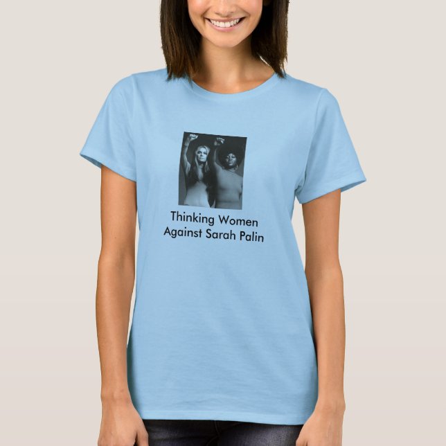 Denkende Frauen gegen Sar… T-Shirt (Vorderseite)