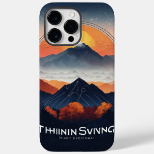 Denkende Logos - Smoky-Gebirgsdesign Case-Mate iPhone 14 Pro Max Hülle
