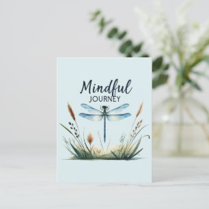 Denkende Reise - Dragonfly Natur Postkarte