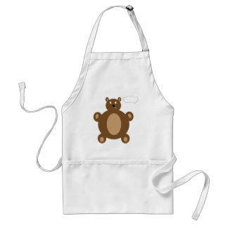 Denkende Teddy-Bärn-Schürze Schürze