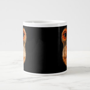 Denkender Affe Meme Jumbo-Tasse