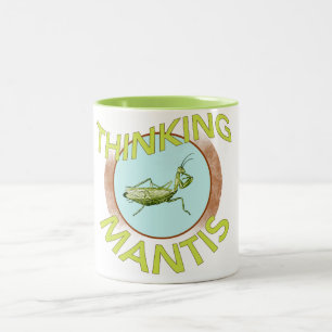 Denkender Mantis Zweifarbige Tasse