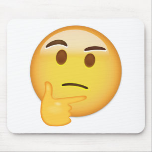 Denkendes Gesicht Emoji Mousepad
