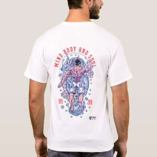 Denkkörper und Soul Dragon-Infused White T-Shirt