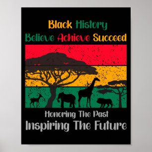 Denkmal der Vergangenheit Inspirierende Zukunft Bl Poster