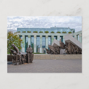 Denkmal des Warschauer Aufstands  Postkarte