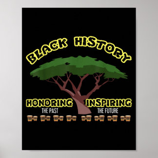 Denkmal für die Vergangenheit Schwarze Geschichte  Poster
