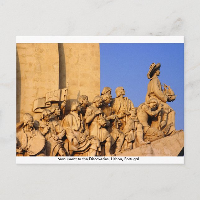 Denkmal für Entdeckungen, Lissabon, Portugal Postkarte (Vorderseite)