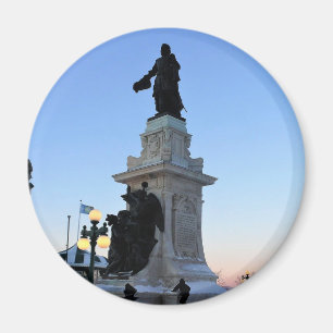 Denkmal für Samuel De Champlain, Quebec, Kanada Magnet