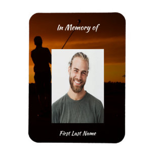 Denkmal Keepake Golfer Golfspielen Magnet