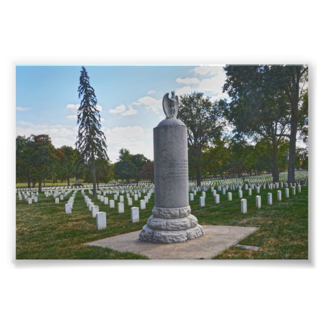 Denkmal von General Leavenworth Fotodruck (Vorne)