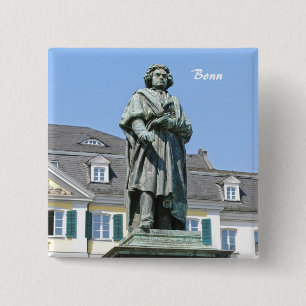 Denkmal von Ludwig van Beethoven in Bonn Button