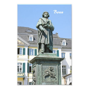 Denkmal von Ludwig van Beethoven in Bonn Fotodruck