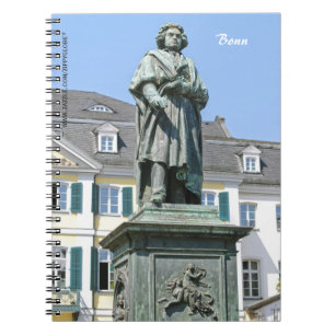 Denkmal von Ludwig van Beethoven in Bonn Notizblock