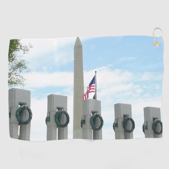 Denkmal von Washington und Gedenkstätte des Zweite Golfhandtuch (Horizontal)