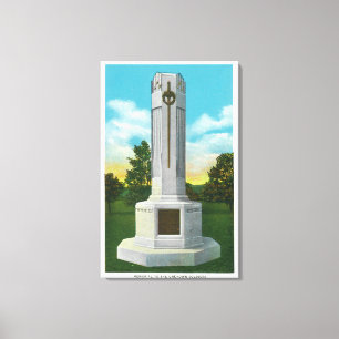 Denkmal zur unbekannter Soldat-Ansicht Leinwanddruck