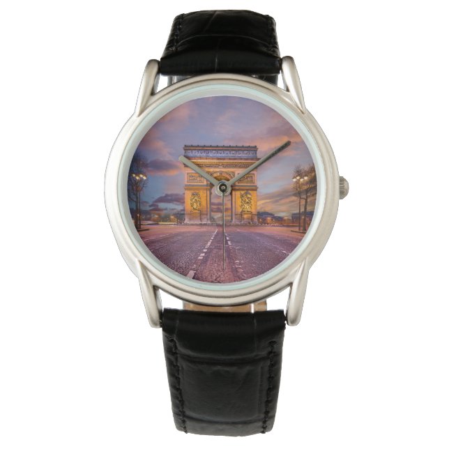 Denkmäler | Arc de Triomphe, Paris Frankreich Armbanduhr (Vorderseite)