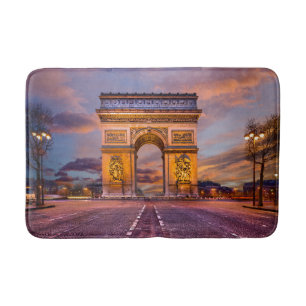 Denkmäler Arc de Triomphe, Paris Frankreich Badematte