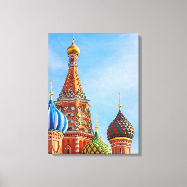 Denkmäler | Basilische Kathedrale, Moskau Leinwanddruck (Vorderseite)