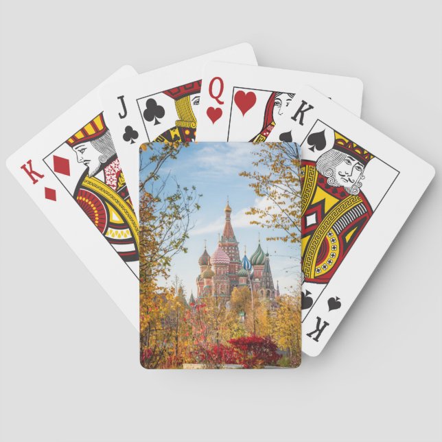 Denkmäler | Basilische Kathedrale Moskau Spielkarten (Rückseite)